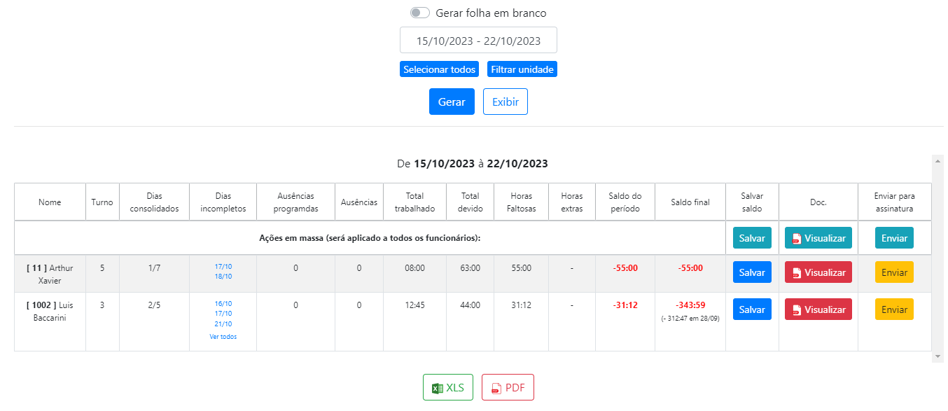 Tolerância de atrasos e chegadas antecipadas